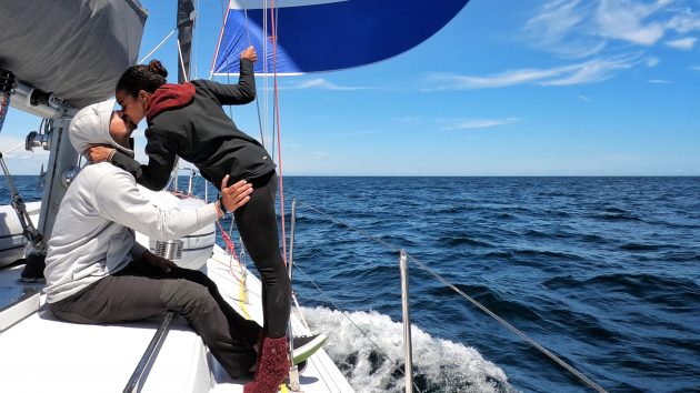 Communication is the key to a happy relationship afloat. Credit: Sailing Uma